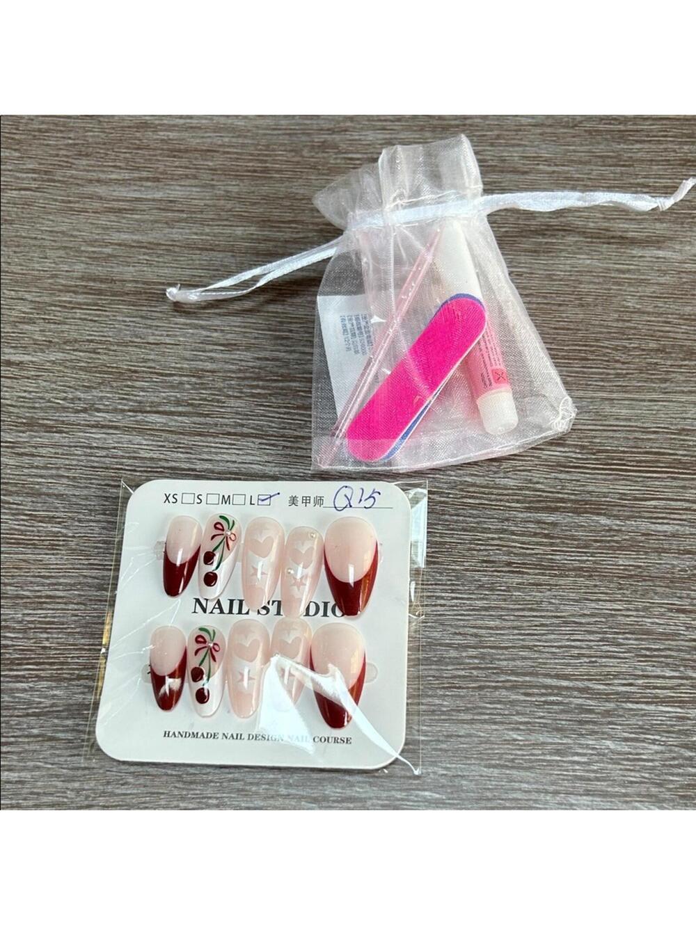 Cherry Design Press-On Nails